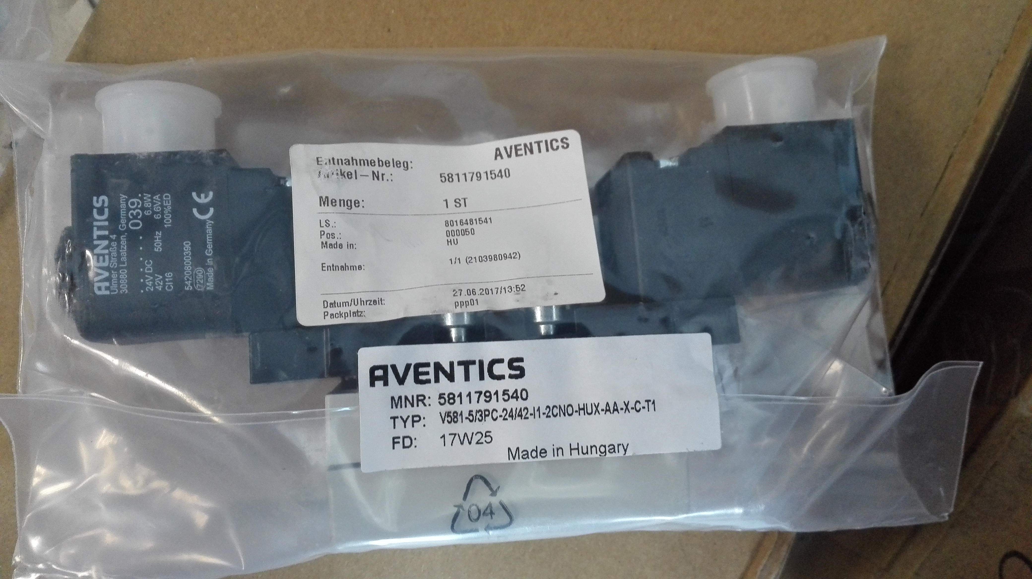 AVENTICSY{ED05ϵ